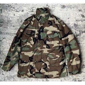 Alpha Industries US Military Heavy Duty Field Jacket  With Liner Woodland Camo